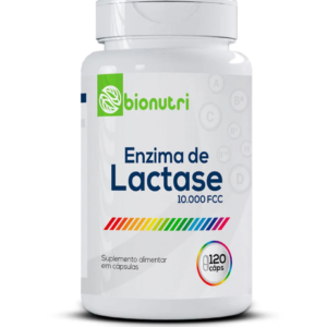 Suplemento Alimentar Enzima de Lactase 10.000fcc 120 cápsulas Bionutri