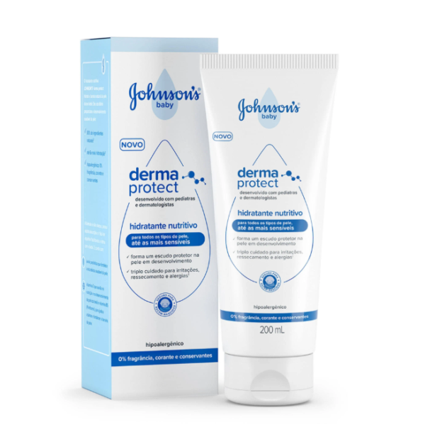 Hidratante Nutritivo Johnson’s Baby Derma Protect 200ml