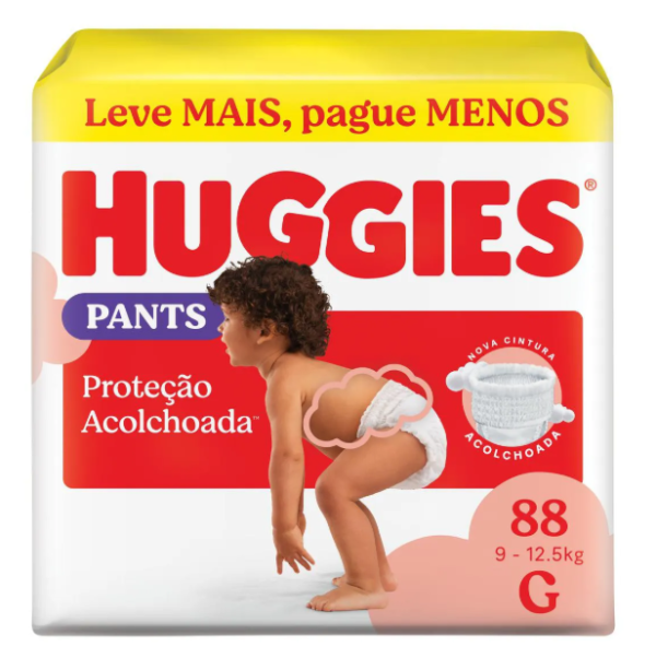 Fralda Huggies Roupinha Supreme Care G 88 unidades