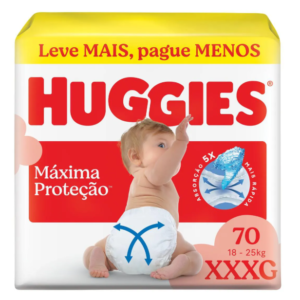 Fralda Calça Huggies Supreme Care XXXG 70 unidades