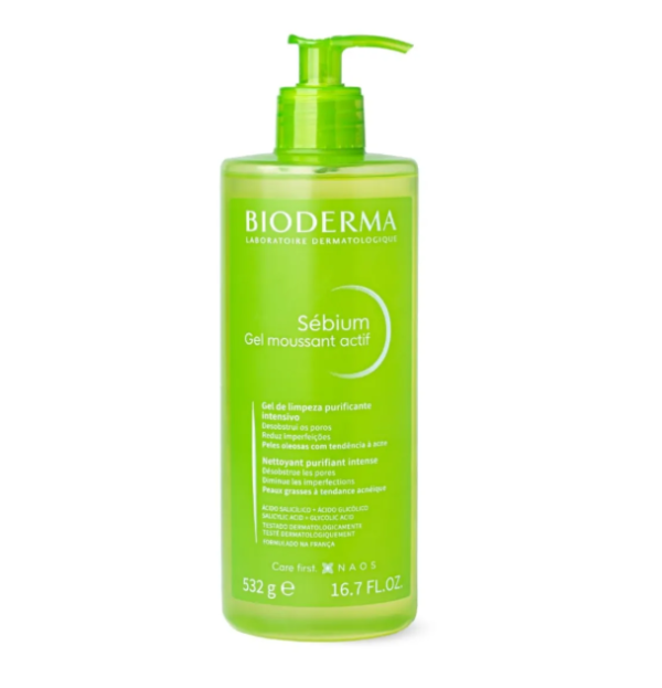 Gel de Limpeza Sébium Gel Moussant Actif 500ml