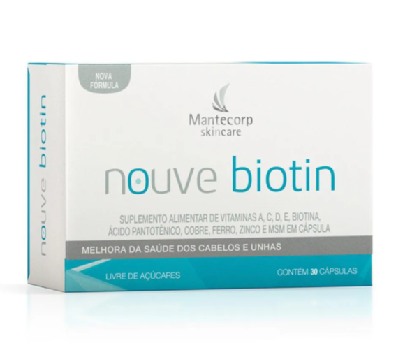 Nouve Biotin Mantecorp 30 Cápsulas