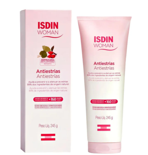 Creme Hidratante Antiestrias Corporal ISDIN Woman 245g