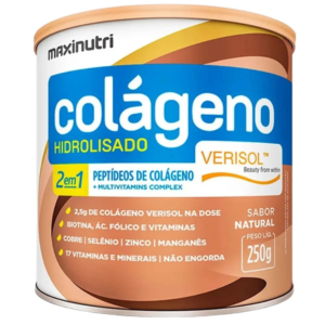 Colágeno Hidrolisado 2 em 1 Verisol Natural Maxinutri 250g