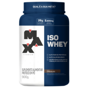 Whey Protein Iso Whey Max Titanium sabor Chocolate 900g