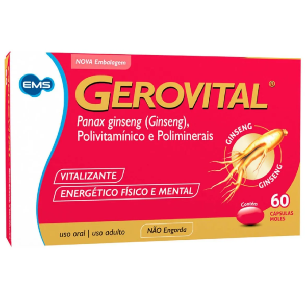 Polivitamínico Gerovital 60 cápsulas