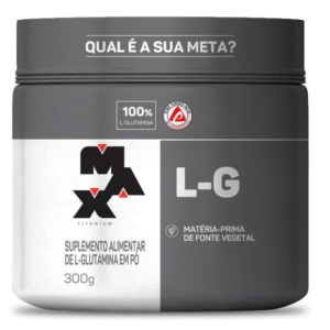 Glutamina em Pó L-G Max Titanium 300g