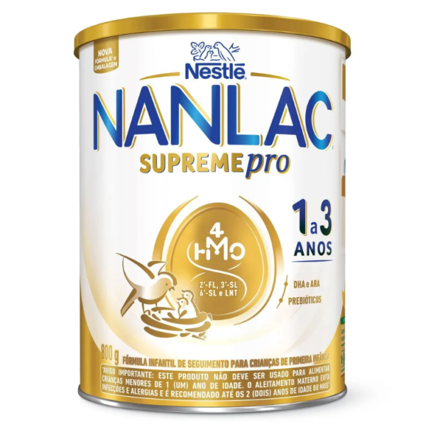 Fórmula Infantil Nanlac Supreme Pro de 1 a 3 anos 800g