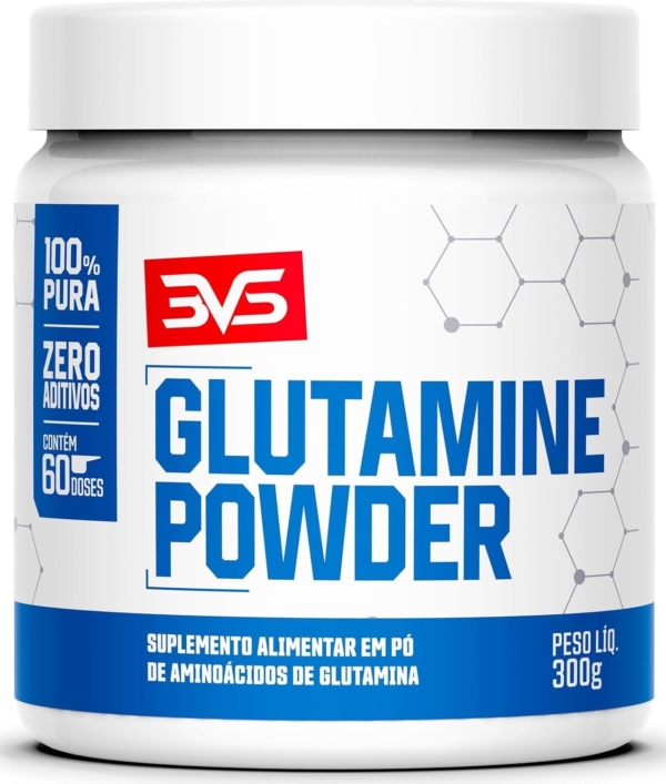 3VS Nutrition Glutamine Powder 300g 100% Glutamina Pura