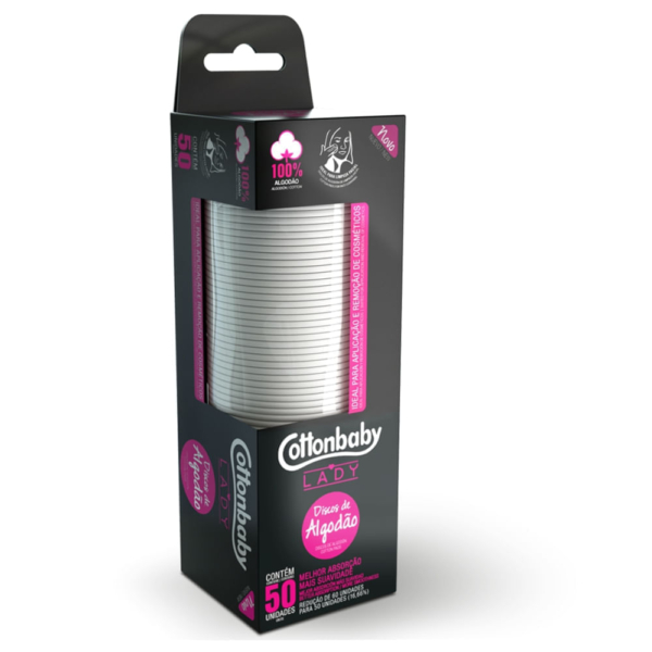 Algodao Cottonbaby Com 50 Discos Lady