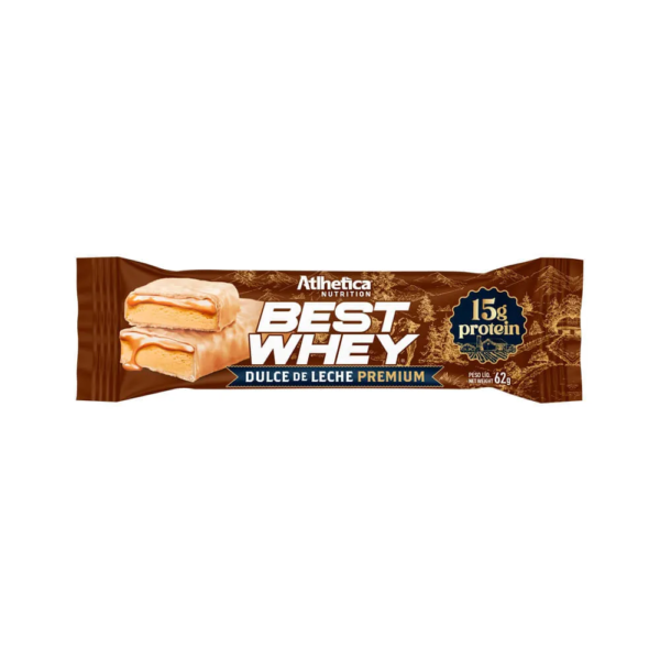 Barra De Proteina Best Whey Dulce De Leche Premium 62g