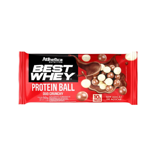 Best Whey Protein Ball Duo Crunchy Atlhetica Nutrition 50g