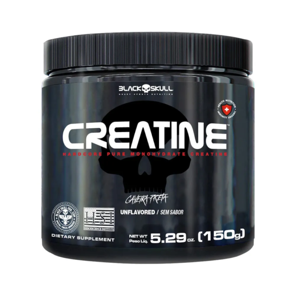 Black Skull Creatina 150gr Sem Sabor