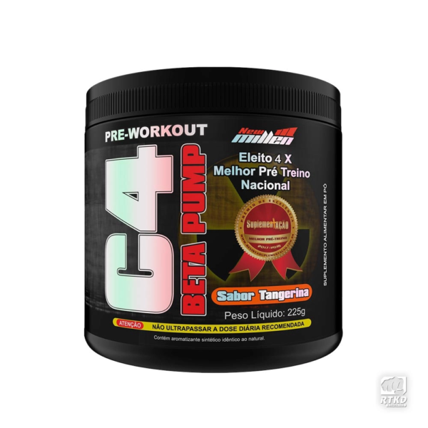 C4 Beta Pump Extreme Pre Workout 225g – New Millen (Tangerina)
