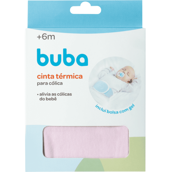 Cinta Termica Para Colica Buba Com 1 Rosa