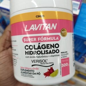 Colágeno Hidrosilado Lavitan Morango 300g