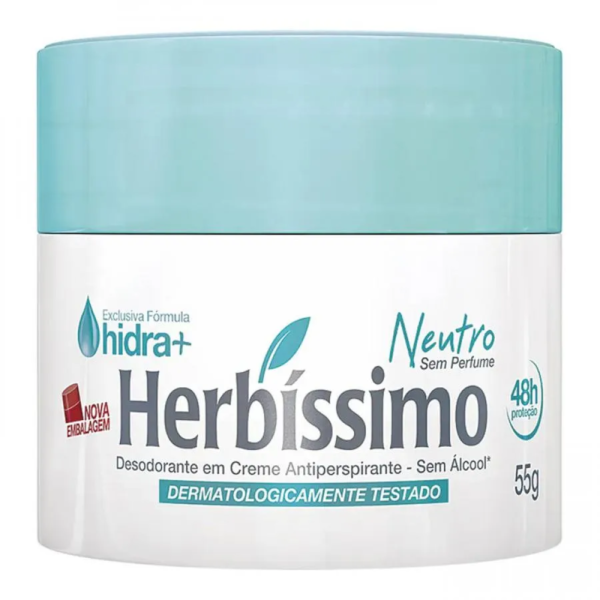Creme Desodorante Herbíssimo Neutro 55g