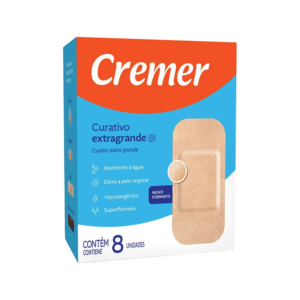 Curativo Cremer Bege Extragrande 8 Unidades