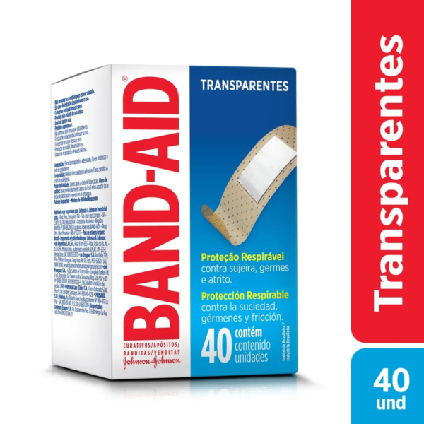 Curativos Transparentes Band-aid 40 Unidades