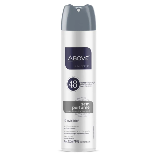 Desodorante Above 150ml Unissex Aerosol Sem Perfume