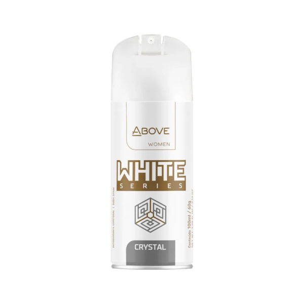 Desodorante Above Feminino White Series 100ml Aerosol Crystal