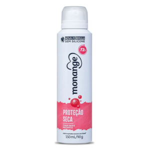 Desodorante Aerossol Feminino Monange Proteção Seca 150ml