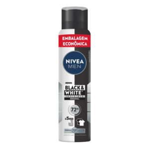 Desodorante Nivea Masculino 200ml Aerossol Black E White Invisible