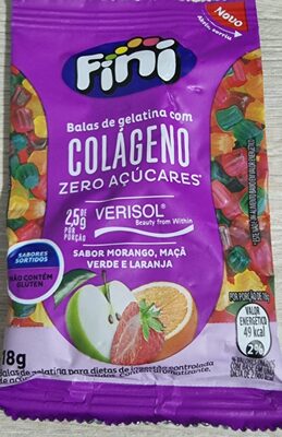 Fini Balas de Gelatina com Colageno Zero Açúcares