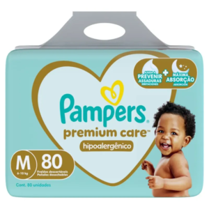 Fralda Pampers Premium Care Com 80 Unidades Tamanho M