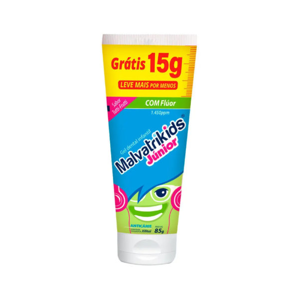 Gel Dental Infantil Malvatrikids Junior Sabor Tutti-frutti 85g