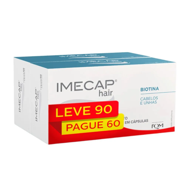 Imecap Hair 90 Capsulas Cabelos E Unhas