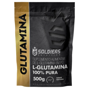 L-Glutamina 500g – 100% Pura Importada – Soldiers Nutrition Neutro