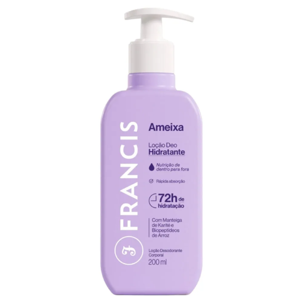 Locao Deo Hidratante Francis Ameixa 200ml