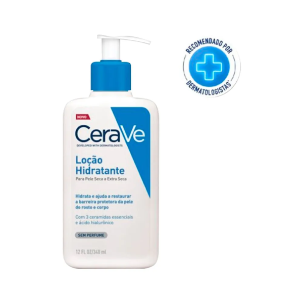 Loção Hidratante Corporal Cerave Pele Seca Ácido Hialurônico Ceramidas 340ml