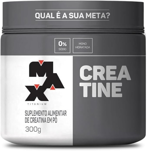Max Titanium Creatina – Suplemento alimentar de creatina em pó, 300g