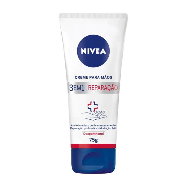 Nivea Reparação 3 Em 1 Creme Para Mãos 75gr