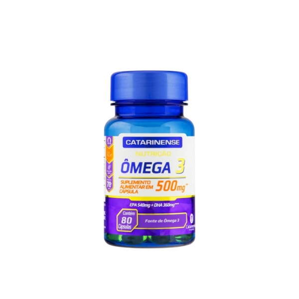 Omega 3 500mg Catarinense Com 80 Capsulas