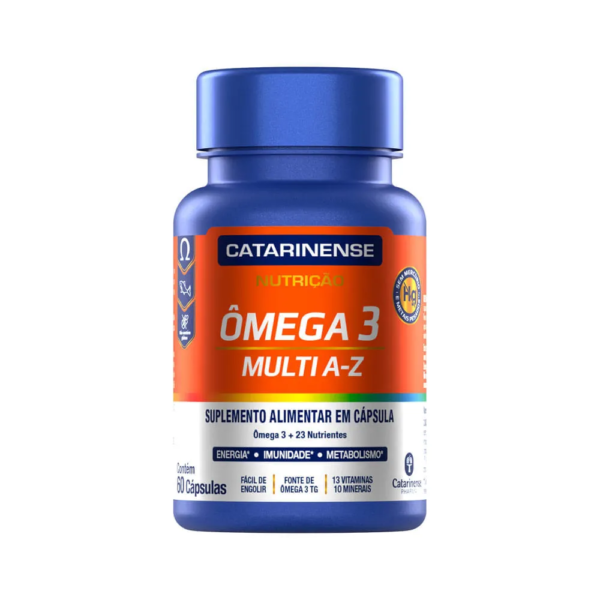 Omega 3 Multi A-z Catarinense Com 60 Capsulas