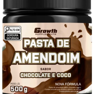 Pasta De Amendoim Sabor Chocolate E Coco 500g