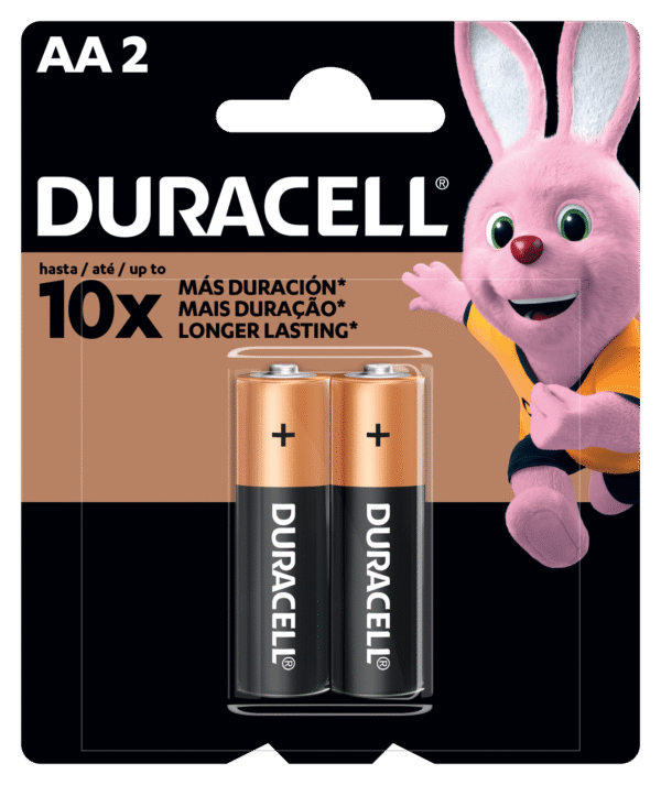 Pilha Alcalina Aa Duracell Com 2 Unidades