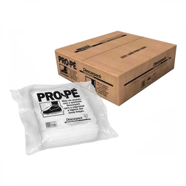 Prope Descartavel Branco Descarpack Com 100 Unidades