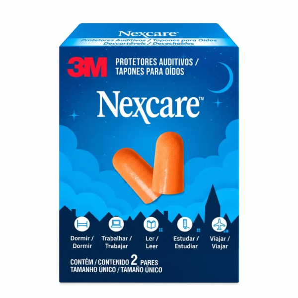 Protetor Auditivo 3m Nexcare 2 Pares