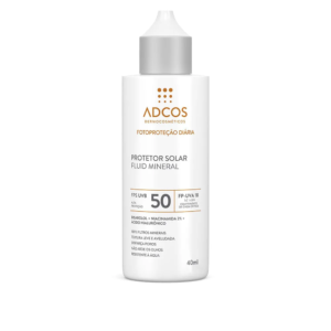Protetor Solar Fluid Mineral Adcos 40ml Fps50