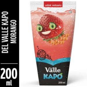 Refresco Adoçado Morango Del Valle Kapo Caixa 200ml