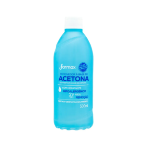 Removedor De Esmalte Farmax 500ml Com Acetona