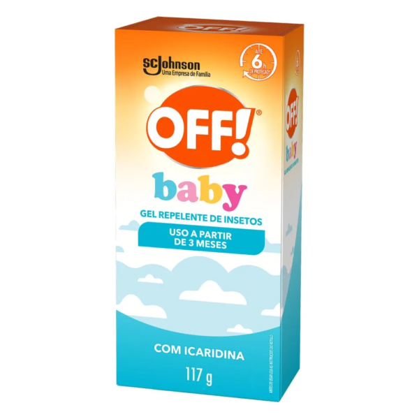 Repelente De Insetos Off Baby Com Icaridina Gel 117g
