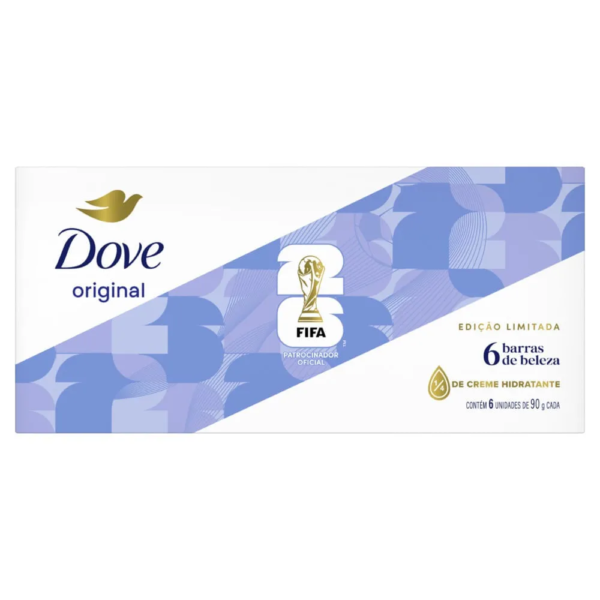 Sabonete Dove Original Com 6 Unidades De 90g