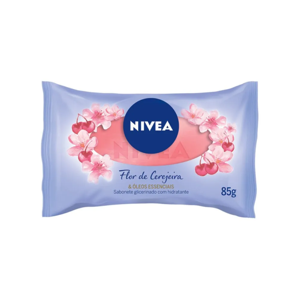 Sabonete Em Barra Nivea Flor De Cerejeira E Óleos Essenciais 85g