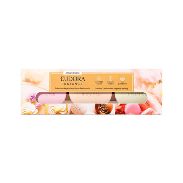 Sabonete Instance Barra Com 3x50gr Doces Finos