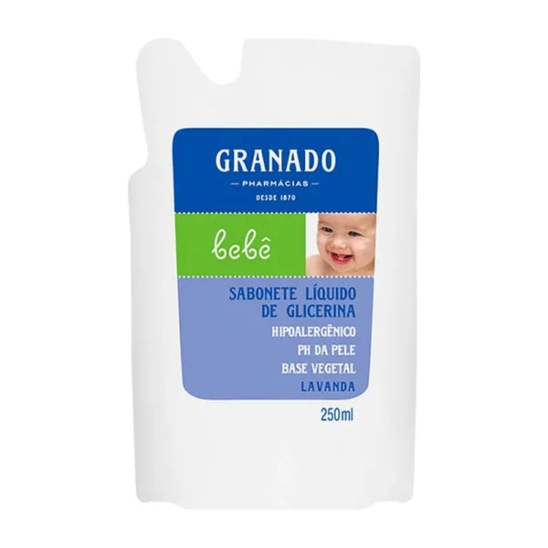 Sabonete Líquido Granado Bebê Lavanda Refil 250ml